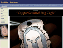 Tablet Screenshot of militarysportsman.com